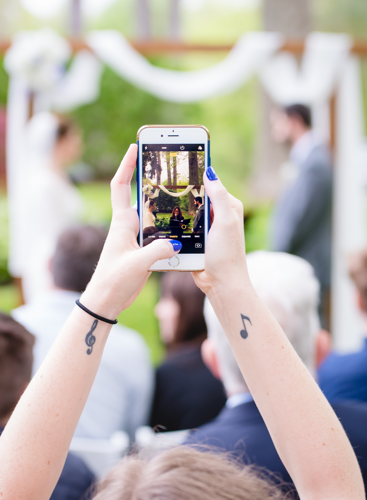 unplugged wedding ceremony Choosing how to have an unplugged wedding ceremony (or not) is one of the must-answer wedding planning decisions couples need to make today. If you're still not sure which way to go, let the wedding planning tips and perspectives in this post help you out.